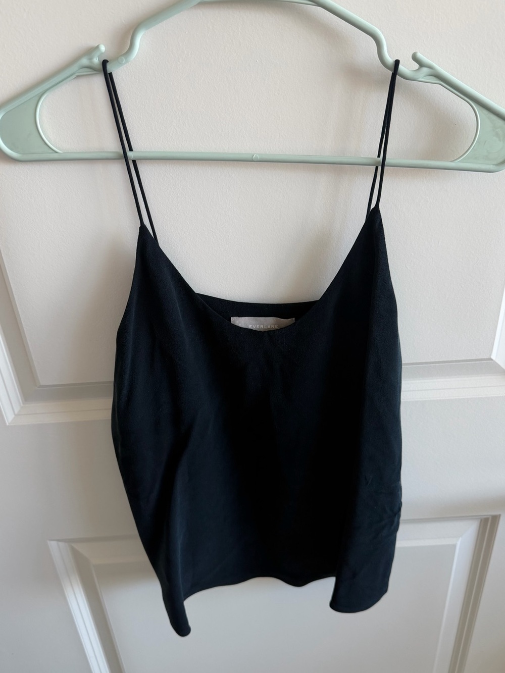 Everlane Black Slim Spaghetti-Strap Camisole Top